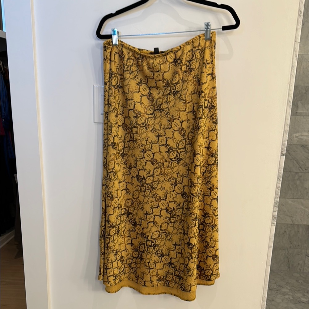 Yellow Floral Skirt